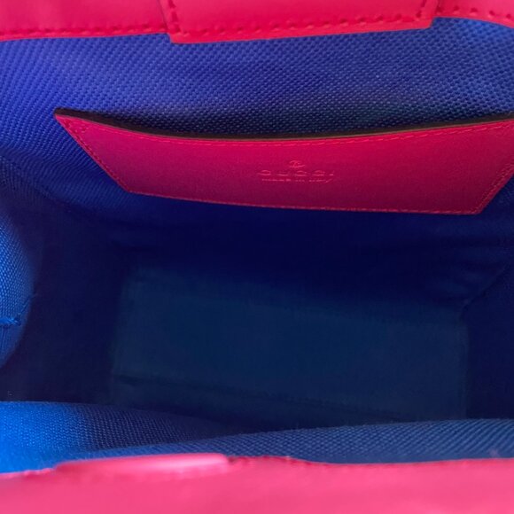 GUCCI GG MINI CONVERTIBLE TOTE BAG PINK - Picture 7 of 8